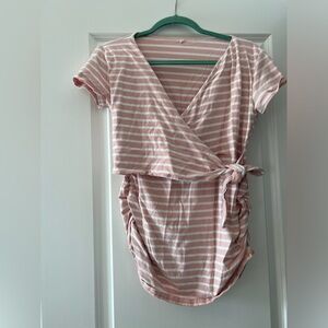 Tie front maternity too size S